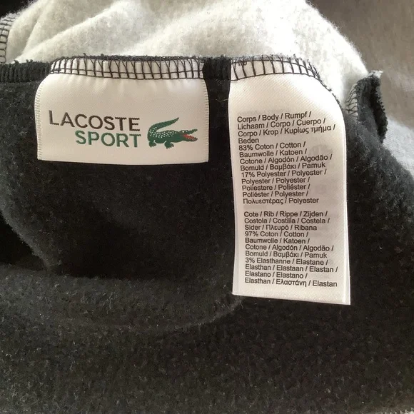 Lacoste Graphic Logo Tape Crewneck Sweatshirt - Picture 5 of 12